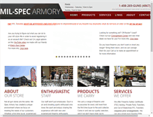 Tablet Screenshot of milspec-armory.com